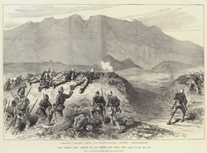 Az afgán háború, Ali Muszid elleni támadás, az első lövés